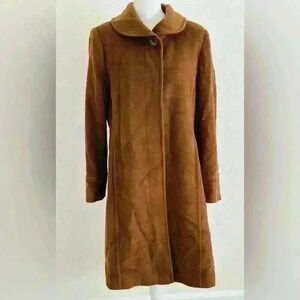 Larry Levine Lambswool  Women’s Long Coat Size 12